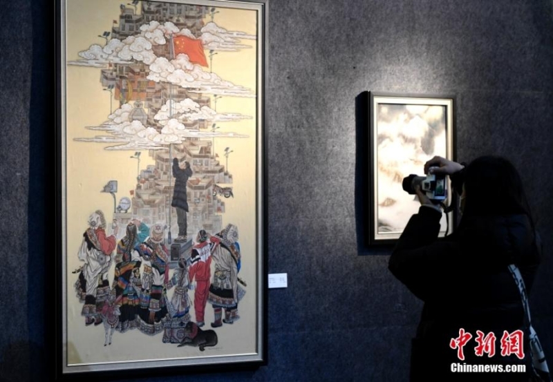 Ξεκ?νησε η 8η ?κθεση θιβετιαν?? ζωγραφικ?? Θανγκ’κα