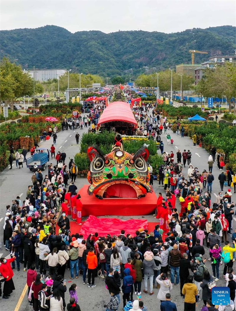 Ο χορ?? των λιονταρι?ν Γκουανγκντ?νγκ στο Φοσ?ν