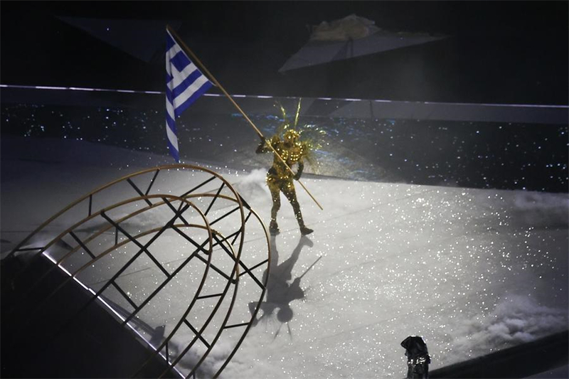 Κορυφα?ε? στιγμ?? απ? την τελετ? λ?ξη? των Ολυμπιακ?ν Αγ?νων του Παρισιο?