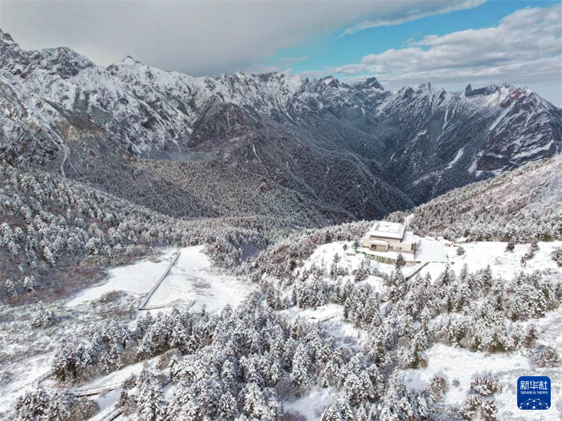 Χι?νισε στο Δασικ? Π?ρκο Γκουανεγκ?ου