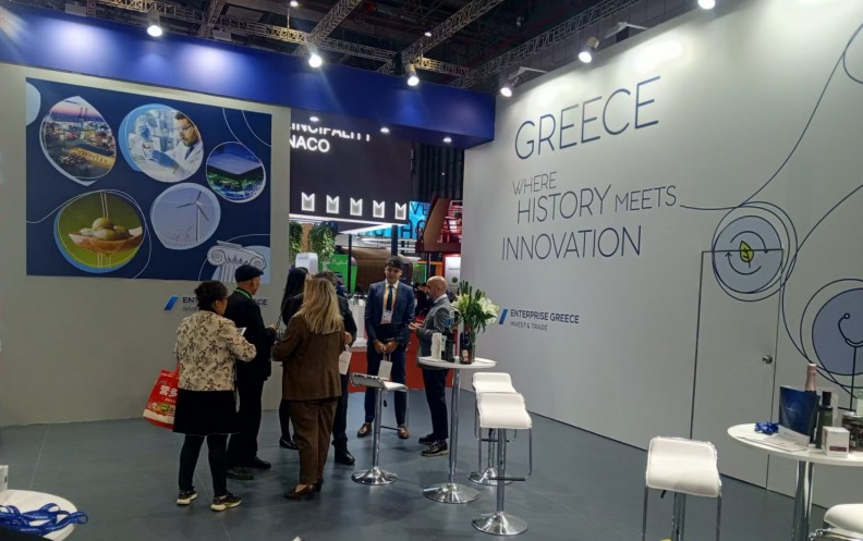 Στο Ελληνικ? περ?πτερο στην CIIE: ?Εκε? που η ιστορ?α συναντ? την καινοτομ?α?