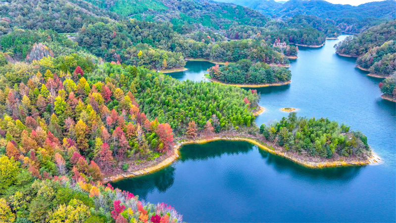 Τα πολ?χρωμα νησι? τη? λ?μνη? Τσιεντ?ο