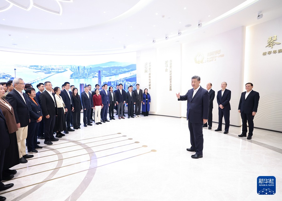 Επιθε?ρηση του Προ?δρου Σι Τζινπ?νγκ στη ζ?νη συνεργασ?α? Γκουανγκντ?νγκ-Μακ?ο