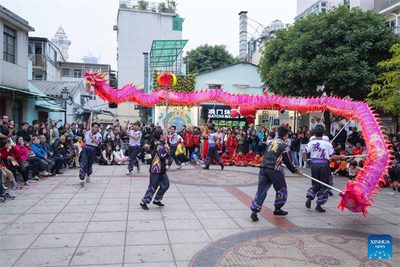 Γιορτ?στηκε η ημ?ρα του Δρ?κου και του Λιονταριο? στο Μακ?ο