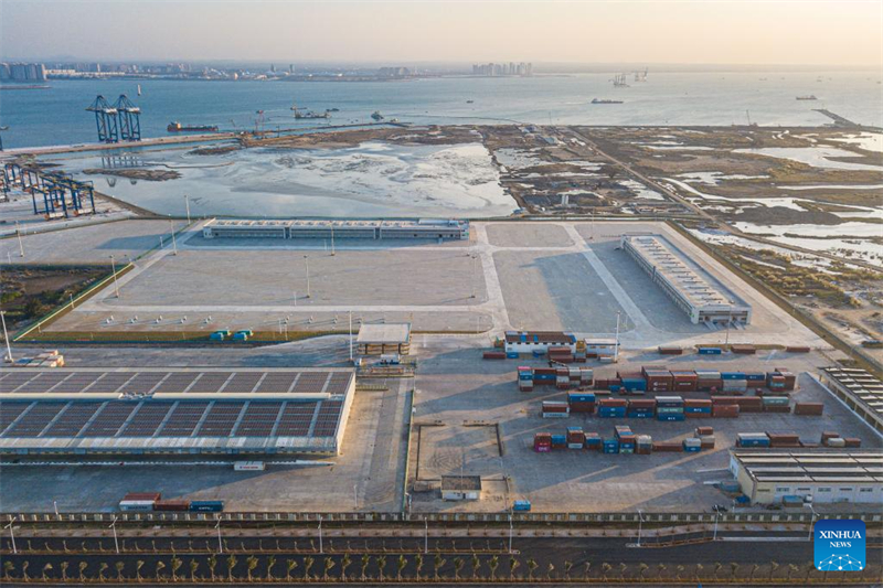 Σε εξ?λιξη η κατασκευ? του ν?ου Τελωνειακο? σταθμο? στο Yangpu τη? Χα?ν?ν