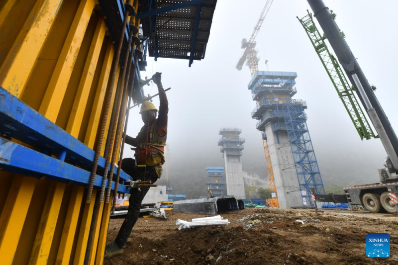 Οι πολλαπλ?? ?ψει? των εργαζομ?νων στο εργοτ?ξιο του αυτοκινητ?δρομου στην περιοχ? Guangxi?τη? Κ?να?