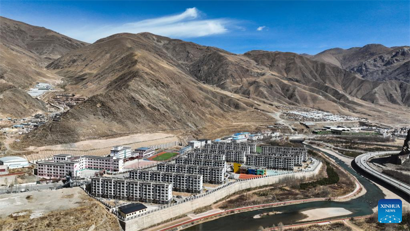 ?ποψη τη? π?λη? Γιουσο?, στην επαρχ?α Τσινγκχ?ι τη? Κ?να?