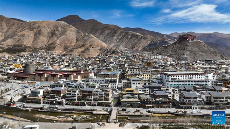 ?ποψη τη? π?λη? Γιουσο?, στην επαρχ?α Τσινγκχ?ι τη? Κ?να?