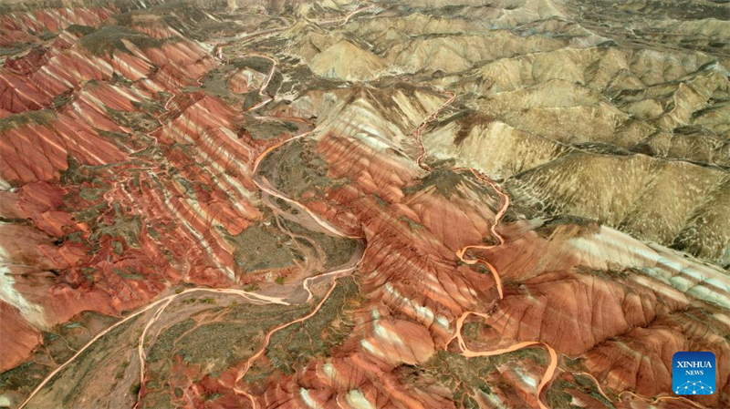 Βροχερ? τοπ?ο τη? γεωμορφ?? Ντανσι? στην επαρχ?α Γκανσο?