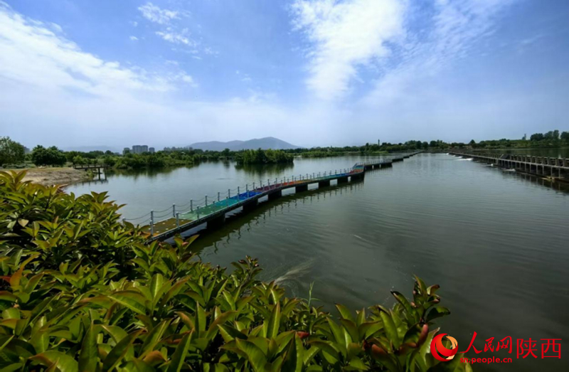 Αεροφωτογραφ?α του Π?ρκου Υγροτ?πων Τιενχ?ν. (Φωτογραφ?α / Xinhua)