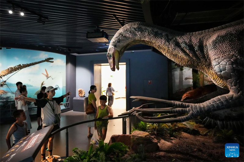 Το μουσε?ο του Απολιθωματοφ?ρου Χ?ρου τη? κομητε?α? Τσενγκτζι?νγκ καταγρ?φει α?ξηση των επισκ?ψεων κατ? τη δι?ρκεια των θεριν?ν διακοπ?ν