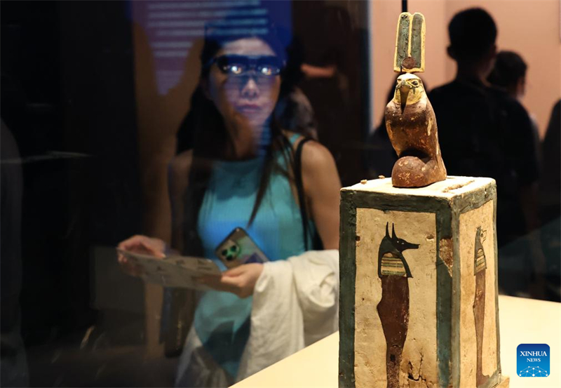Η ?κθεση με θ?μα τον πολιτισμ? τη? αρχα?α? Αιγ?πτου ολοκληρ?θηκε στο Μουσε?ο τη? Σαγκ?η?
