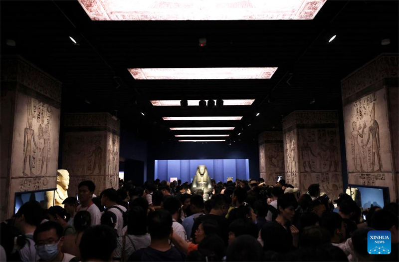 Η ?κθεση με θ?μα τον πολιτισμ? τη? αρχα?α? Αιγ?πτου ολοκληρ?θηκε στο Μουσε?ο τη? Σαγκ?η?