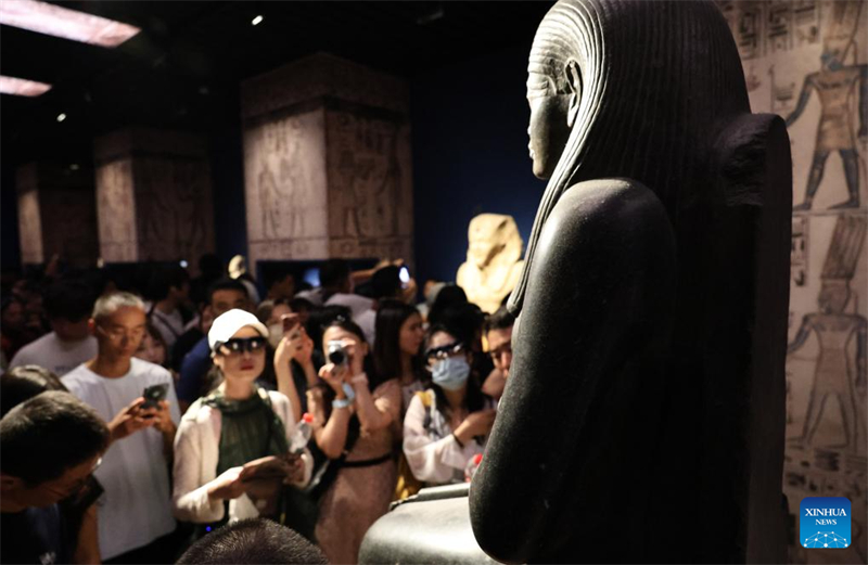 Η ?κθεση με θ?μα τον πολιτισμ? τη? αρχα?α? Αιγ?πτου ολοκληρ?θηκε στο Μουσε?ο τη? Σαγκ?η?