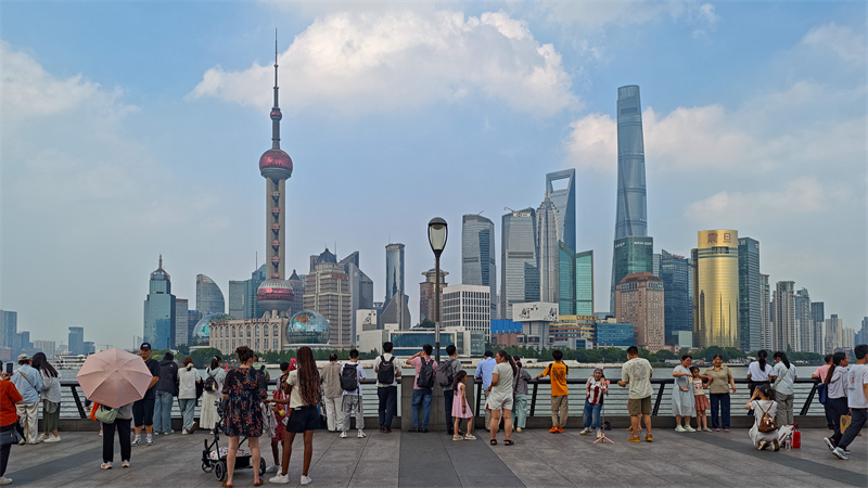 Μια ?ποψη του Bund στη Σαγκ?η τη? ανατολικ?? Κ?να?, 26 Ιουν?ου 2025.