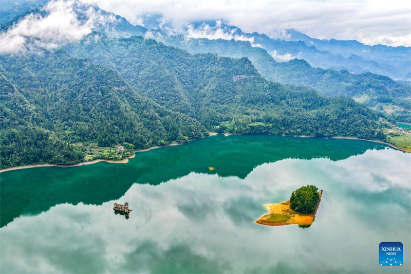 Τοπ?ο του φυσικ? καταφυγ?ου του Υγροτ?που Σιαονανχ?ι στο δ?μο Τσονγκτσ?νγκ